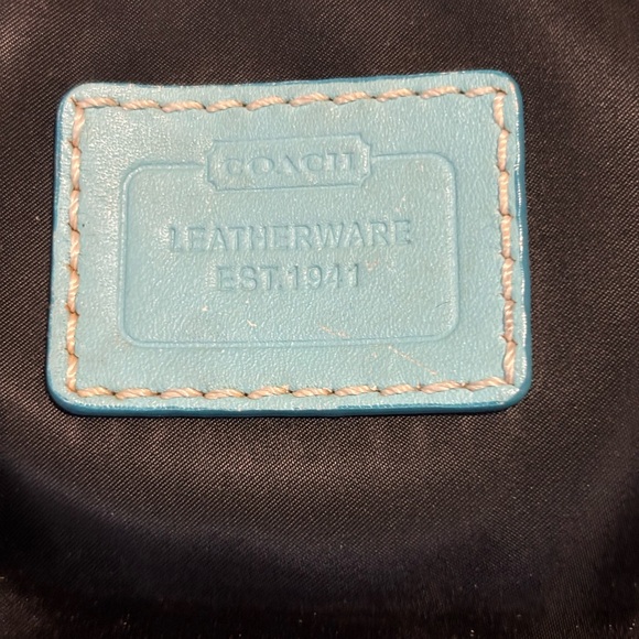 Coach Hampton Satin Black and Brown Sporty Bag - Picture 2 of 10